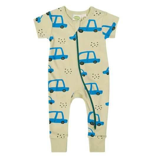 PARADE ROMPER SHORT SLEEVE-CARS
