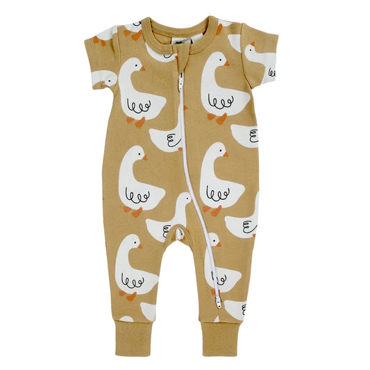 PARADE ROMPER SHORT SLEEVE-GOOSE