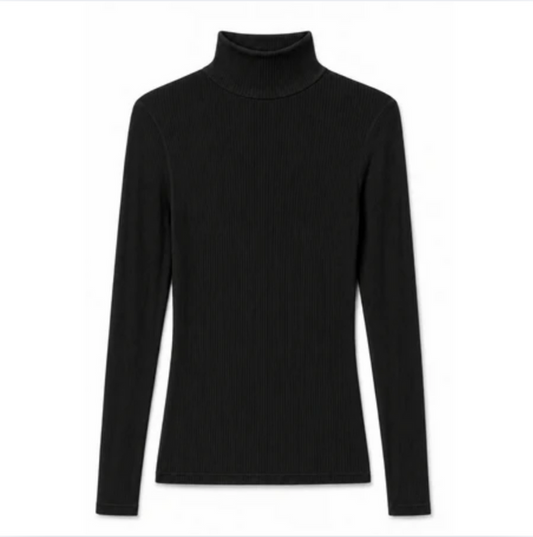 perfectwhitetee Tati Micro Model Rib Turtleneck