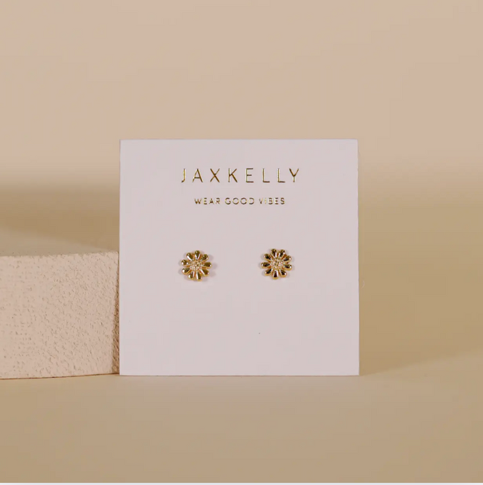 Petite Daisy Stud - 18k Gold Plated Earrings