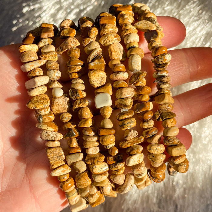 Picture Jasper Chip Bracelet