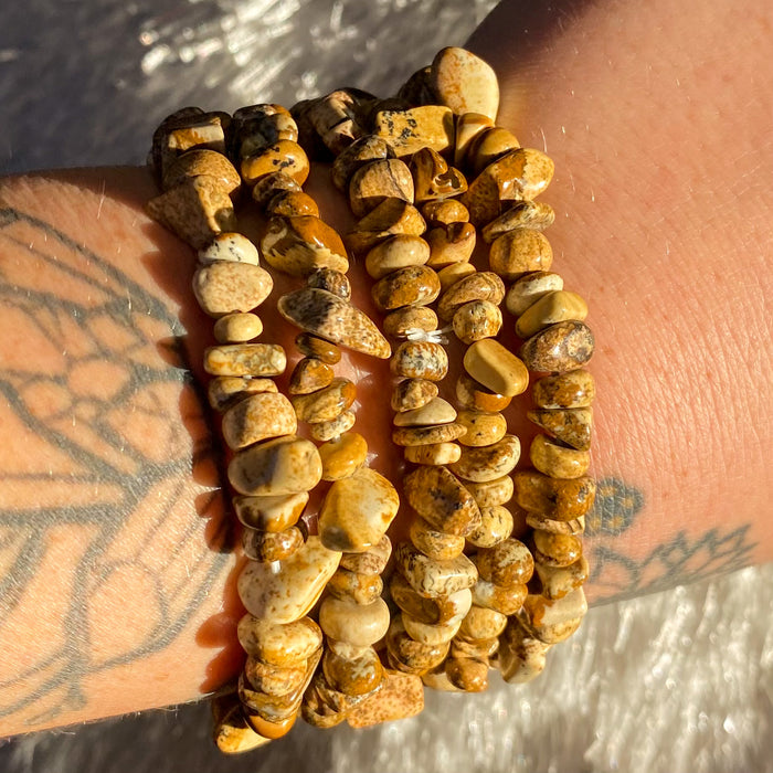 Picture Jasper Chip Bracelet