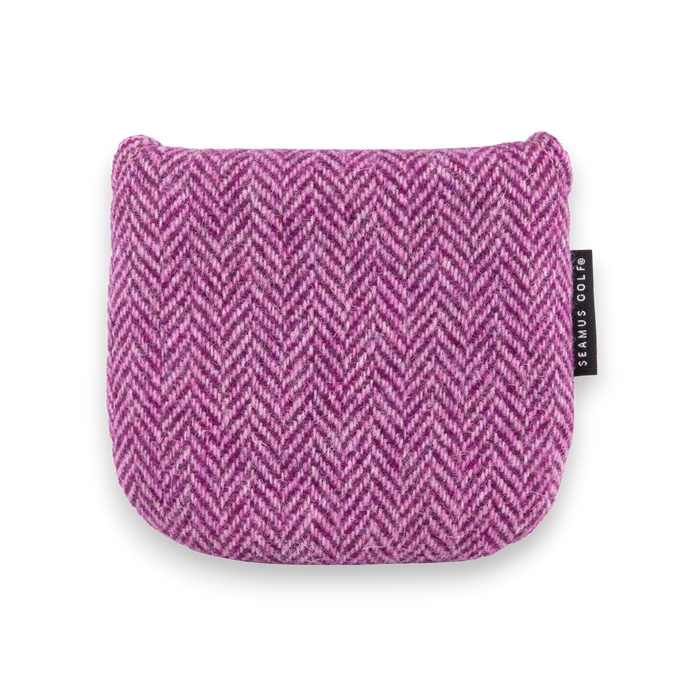 Pink Harris Tweed Heel Shafted Mallet