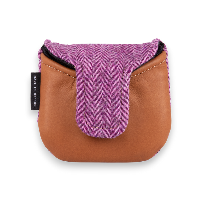 Pink Harris Tweed Heel Shafted Mallet