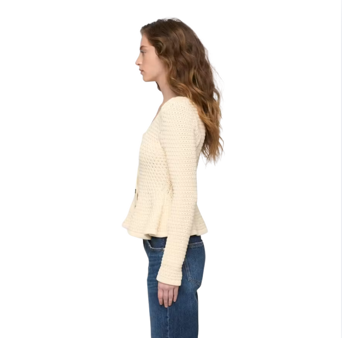 Pistola Elina Peplum Cardigan