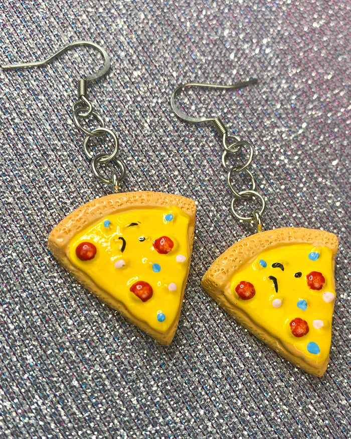 Pizza Earrings