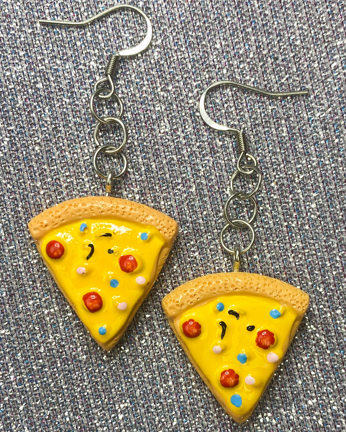 Pizza Earrings