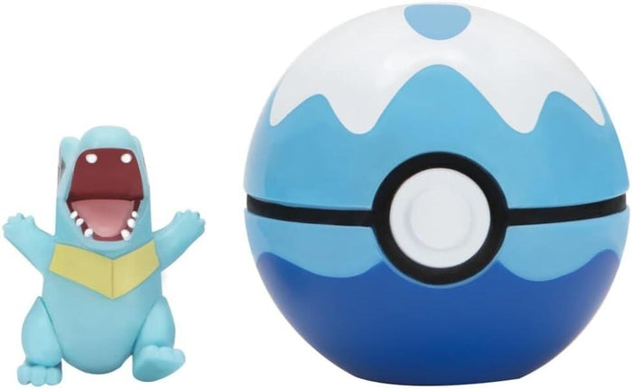 Pokémon Clip N Go Battle Figure Wave 10 - Totodile With Dive Ball