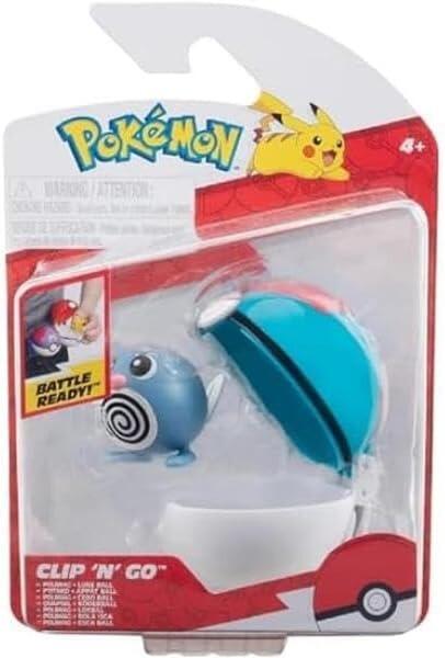 Pokémon Clip N Go Battle Figure Wave 17 - Poliwag With Lure Ball