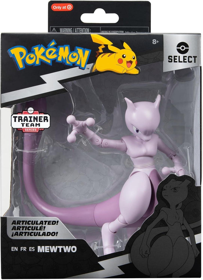 Pokémon Select Trainer Team Series 6 Inch Super Articulated Figure Wave 5 - Mewtwo