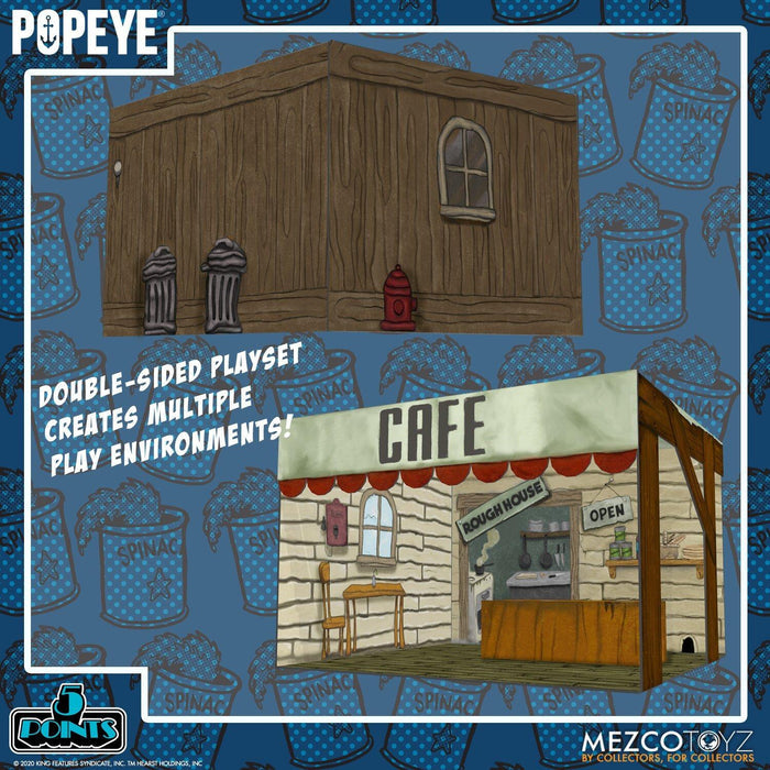 Popeye 5 Points Deluxe Figure Box Set - Rough House's Cafe