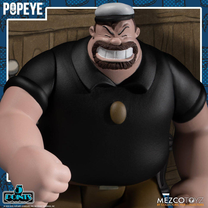 Popeye 5 Points Deluxe Figure Box Set - Rough House's Cafe