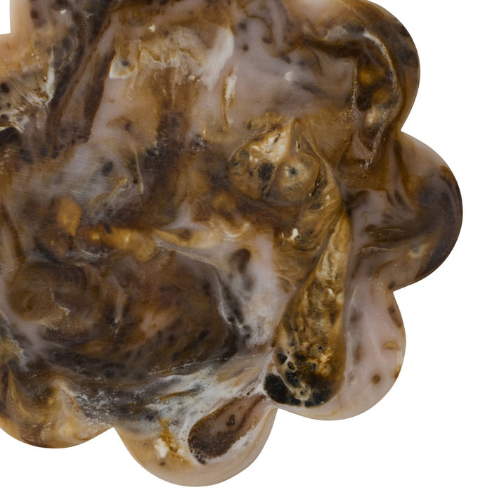 Poppi Scallop Placemat Tortoiseshell
