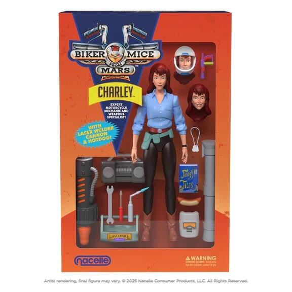 *PRE-ORDER Biker Mice from Mars Action Figure Wave 2 - Charley