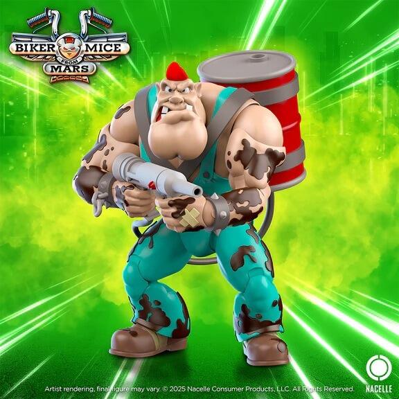 *PRE-ORDER Biker Mice from Mars Action Figure Wave 2 - Greasepit