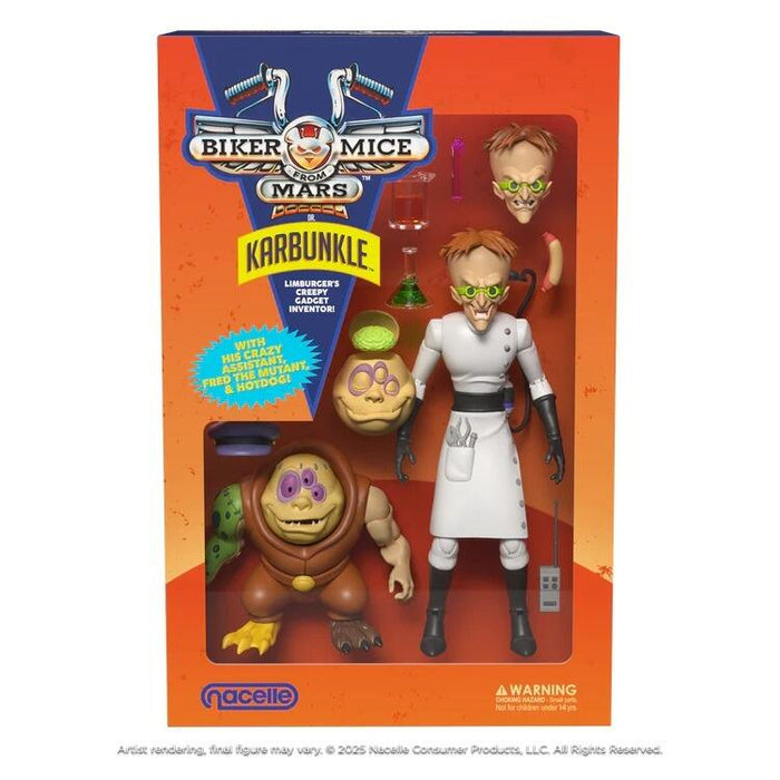*PRE-ORDER Biker Mice from Mars Action Figure Wave 2 - Karbunkle & Fred The Mutant