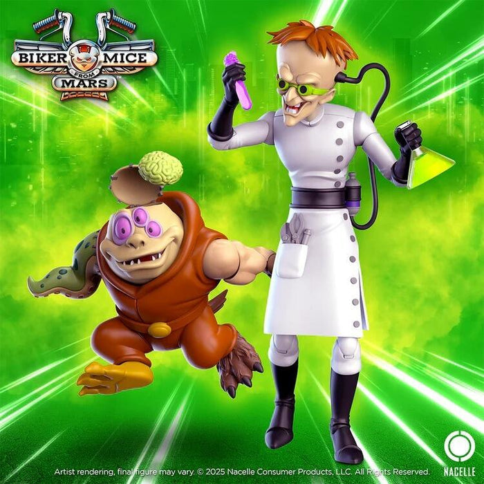 *PRE-ORDER Biker Mice from Mars Action Figure Wave 2 - Karbunkle & Fred The Mutant