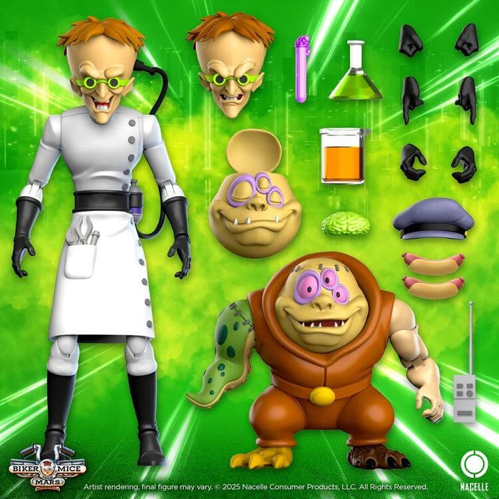 *PRE-ORDER Biker Mice from Mars Action Figure Wave 2 - Karbunkle & Fred The Mutant