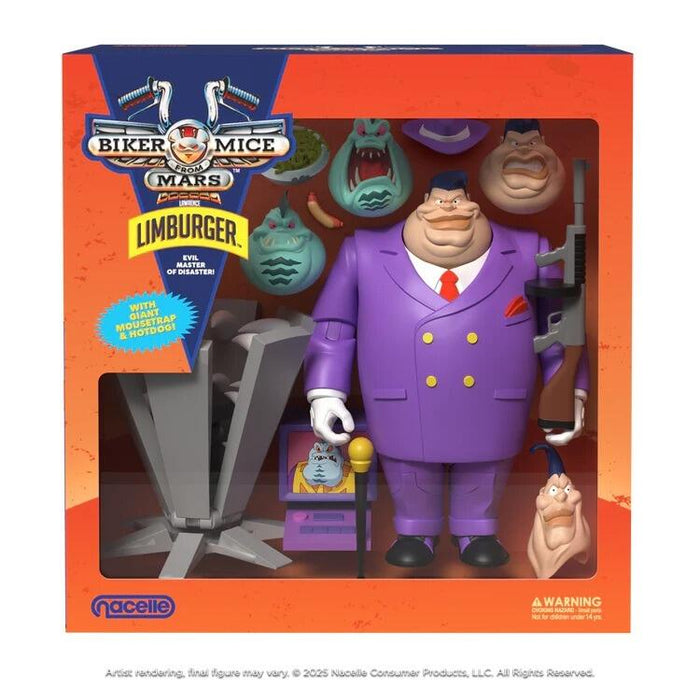 *PRE-ORDER Biker Mice from Mars Action Figure Wave 2 - Limburger