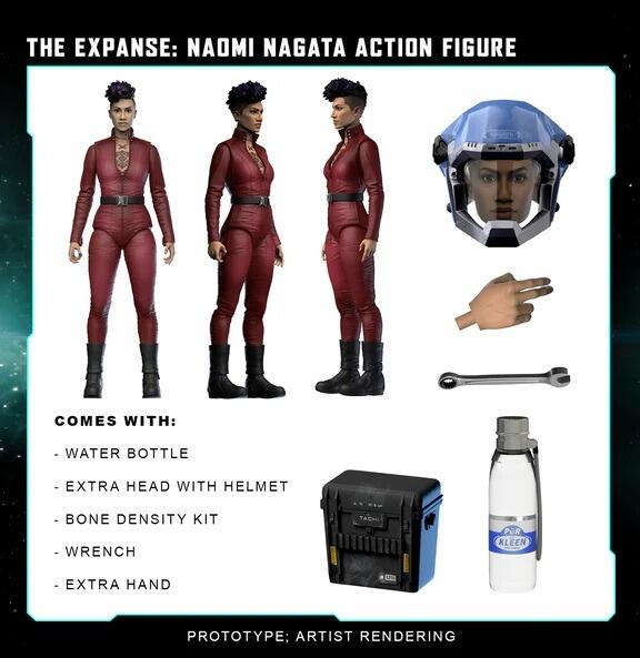 *PRE-ORDER Nacelle Toys The Expanse 7 Inch Scale Action Figure Wave 1 - Naomi Nagata