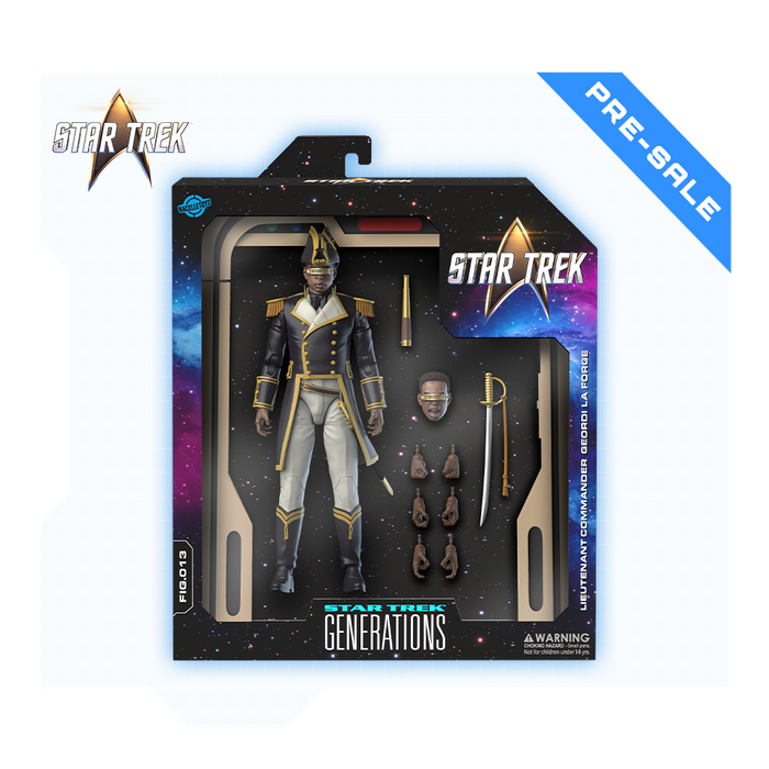 *PRE-ORDER Star Trek Action Figure Wave 2 - Lieutenant Commander Geordi La Forge