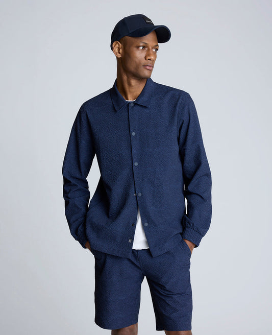 Printed Performance Seersucker Jacket