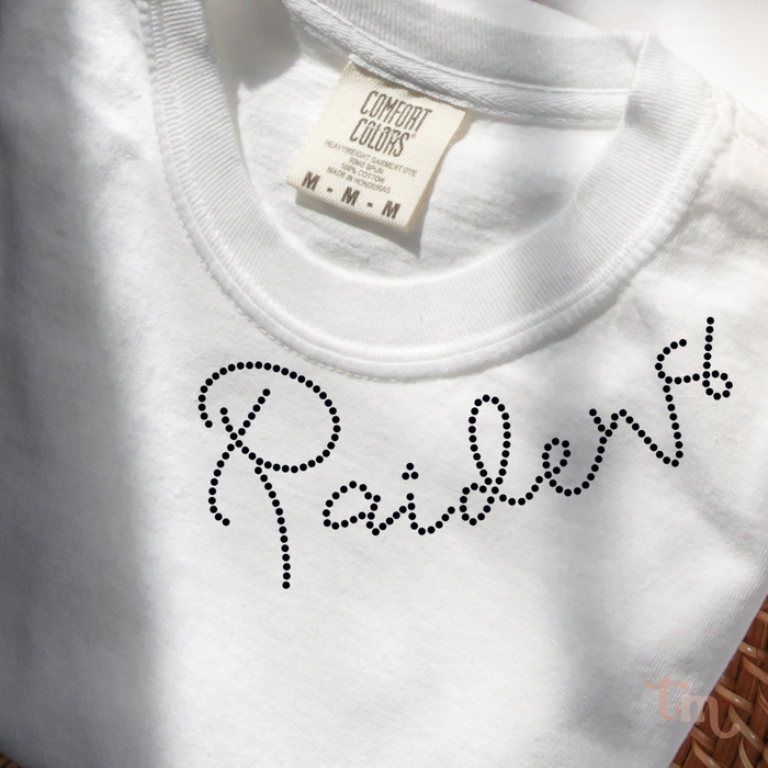 Raiders Collar SHEET OF FOUR SPANGLE TRANSFER