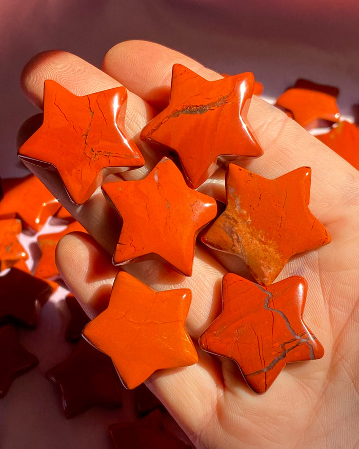 Red Jasper Stars