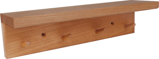 REDECKER SHELF WITH HOOKS