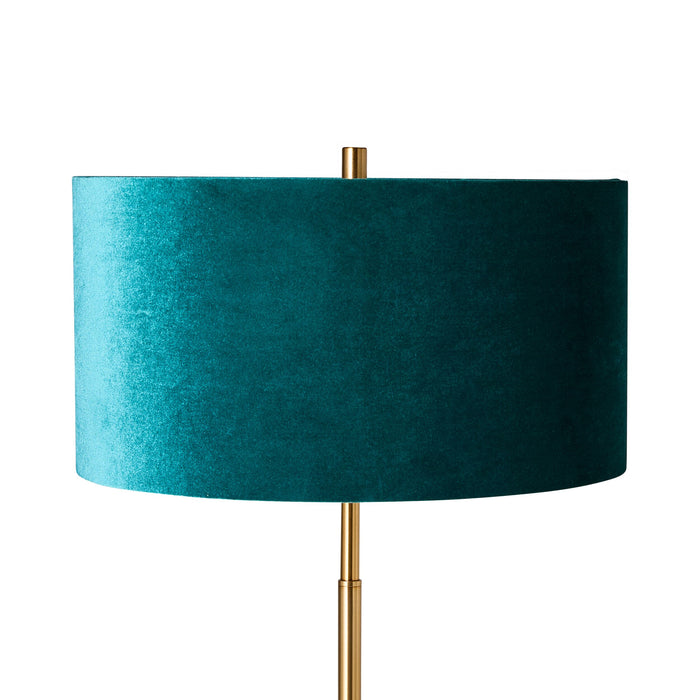 Reid Velvet Green Floor Lamp 157.5cm