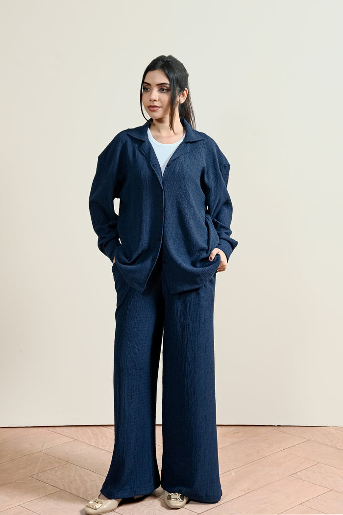 Relaxed Textured Cuban Shirt (WCS-03)