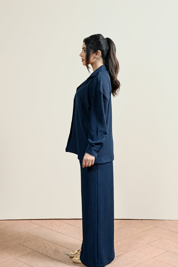 Relaxed Textured Cuban Shirt (WCS-03)
