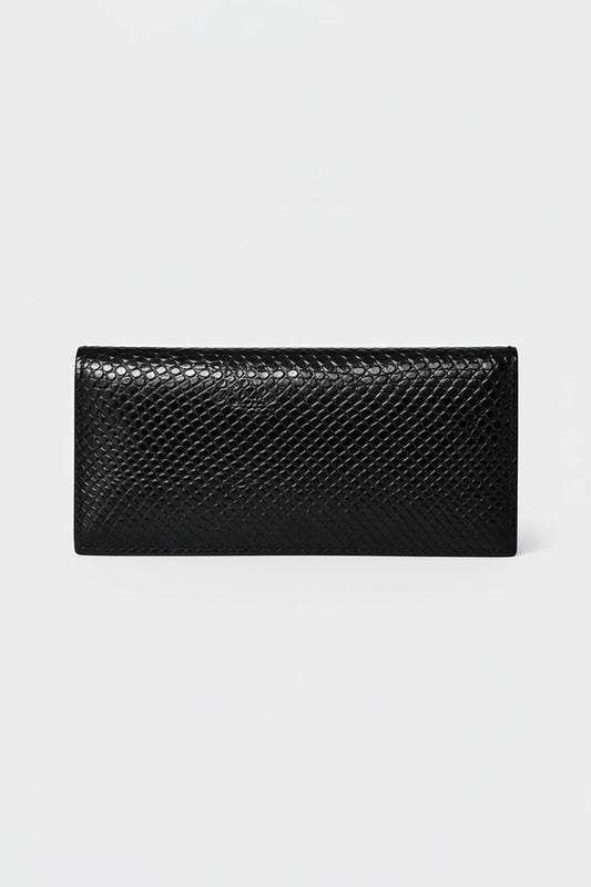 Reptile Textured Leather Long Wallet (LW-04)