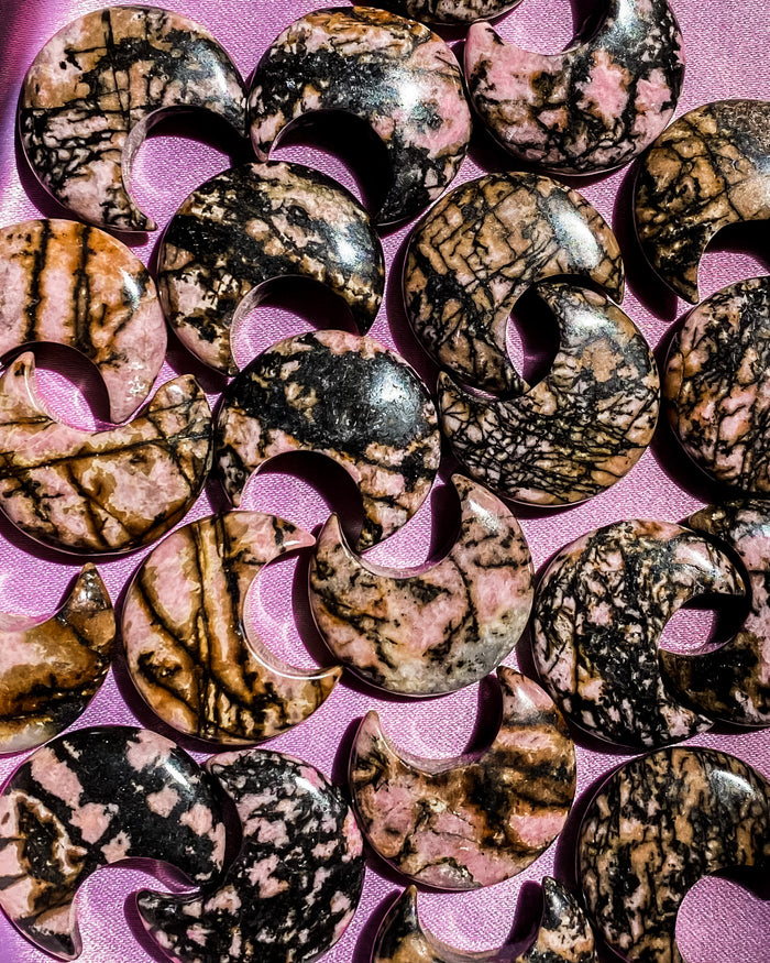 Rhodonite Moon