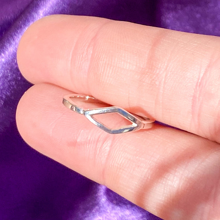 Rhombus 925 Sterling Silver Ring