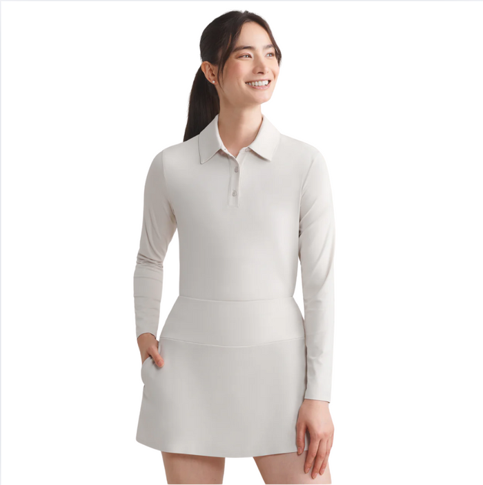 Rhone Course to Court Long Sleeve Polo