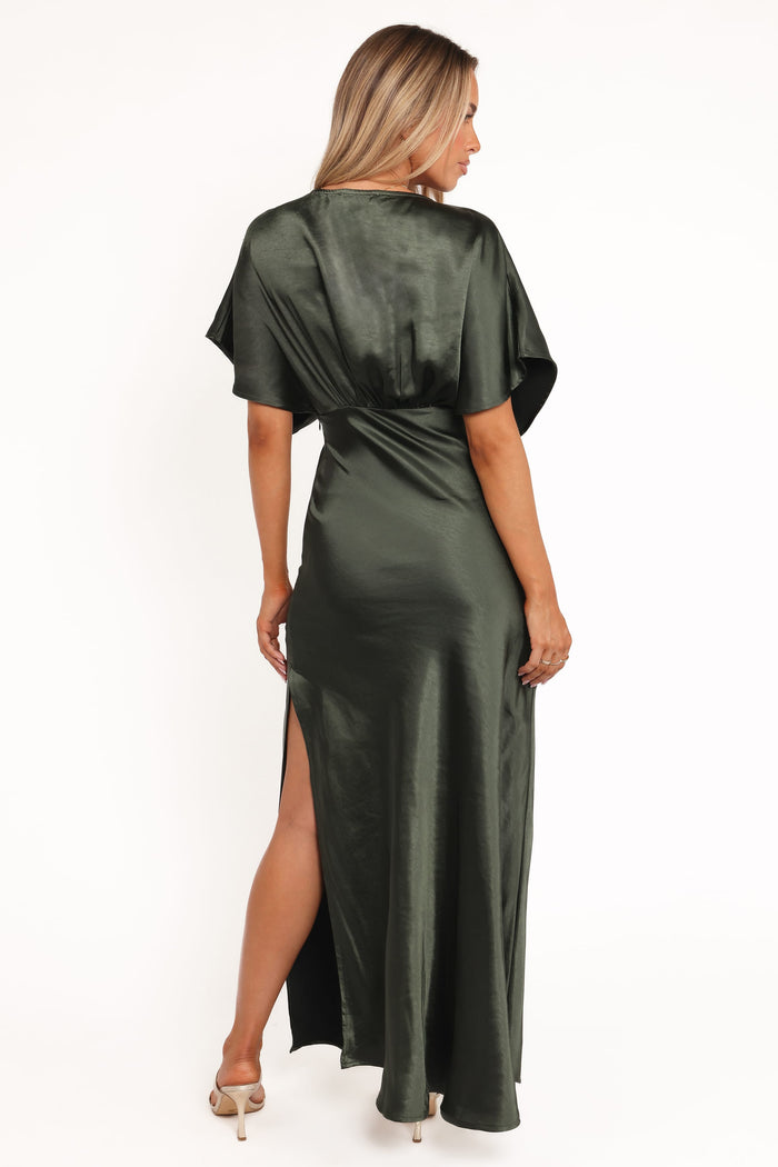 Petal and Pup USA DRESSES Ricki Maxi Dress - Olive Green