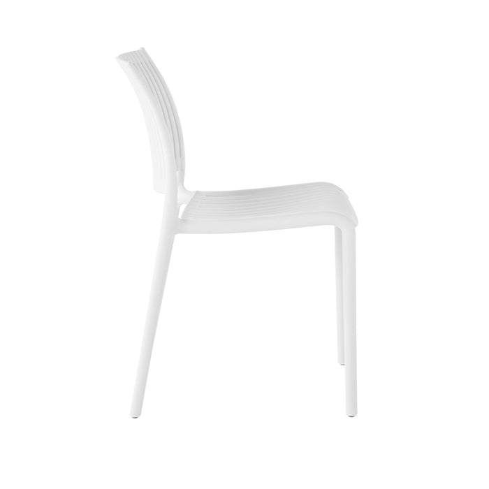Ripples Dining Chair White