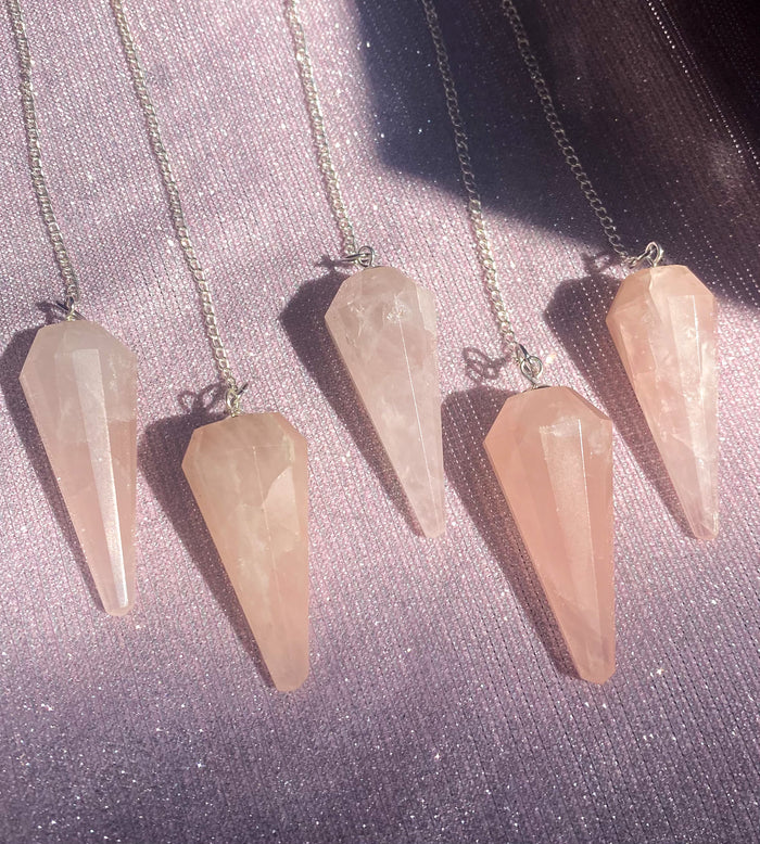 Rose Quartz Pendulum