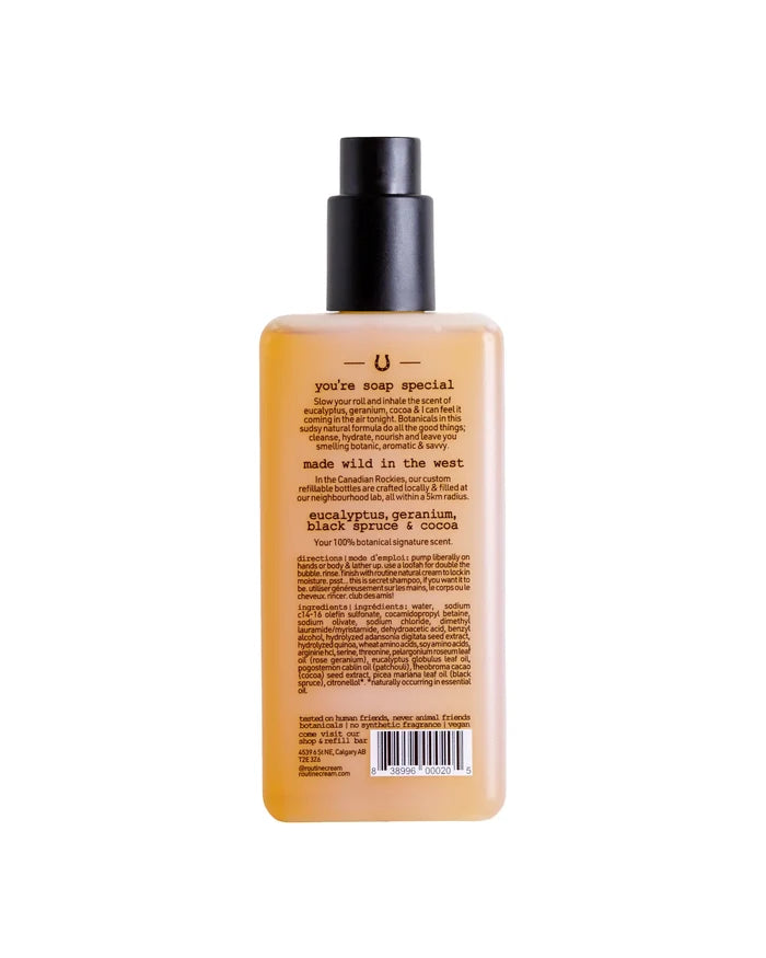 ROUTINE HAND & BODY WASH-CURATOR