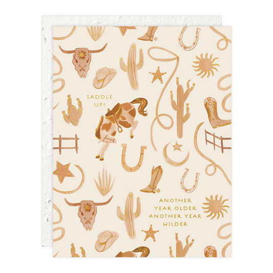 SADDLE UP! CARD