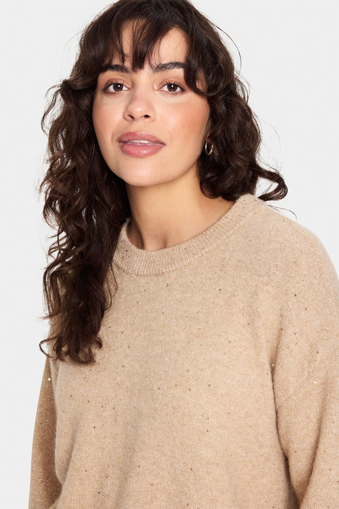 Saint Tropez 30513581 HayaSZ Pullover Macadamia - Dotique