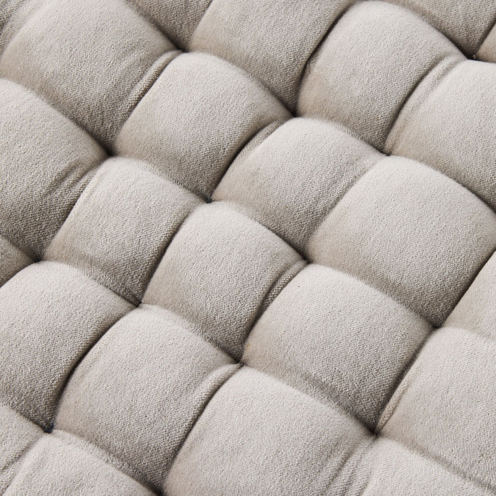 Samy Cotton Velvet Sand Seat Cushion