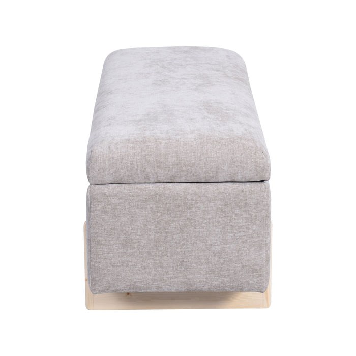 Sara Storage Bench Flax Taupe