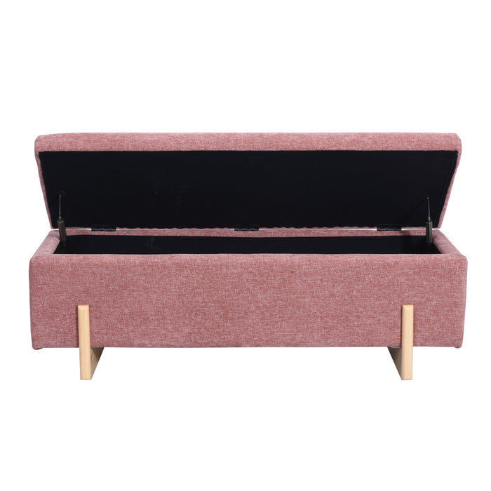 Sara Storage Bench Rose Pink