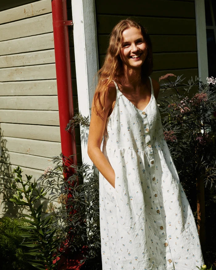 SARAH MAXI DRESS-BLUE ROSE