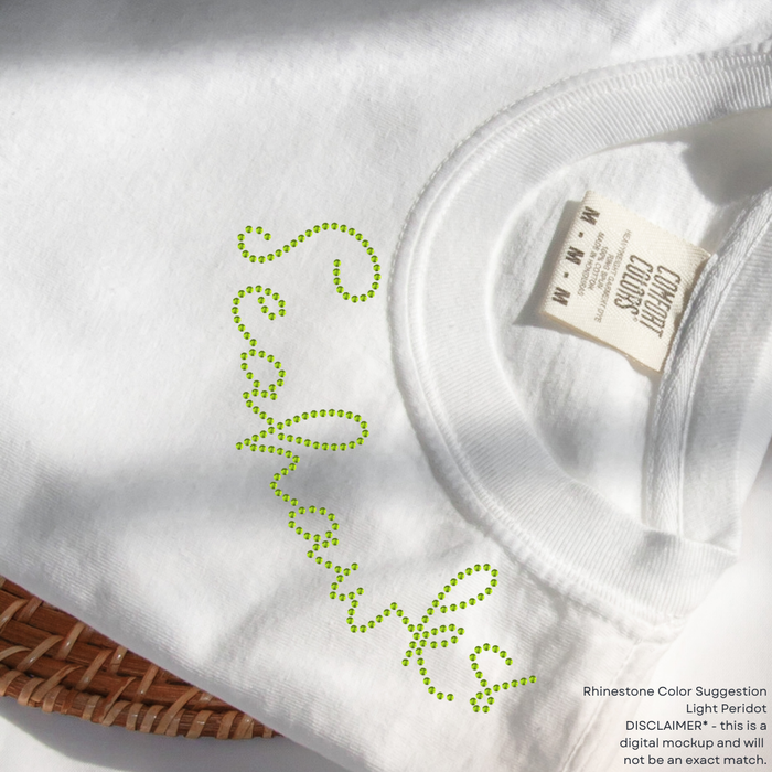 Seahawks Collar SHEET OF FOUR RHINESTONE TRANSFER