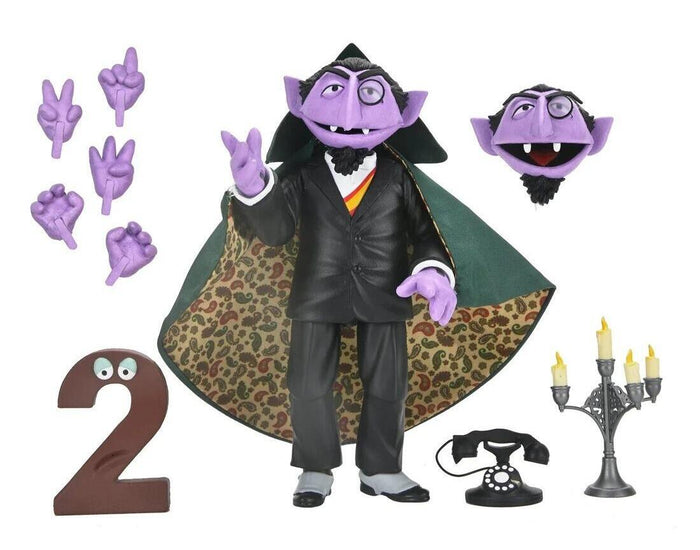 Sesame Street 7 Inch Scale Ultimate Action Figure - Count Von Count