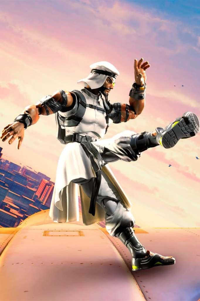S.H. Figuarts Street Fighter Action Figure - Rashid (SF 5)