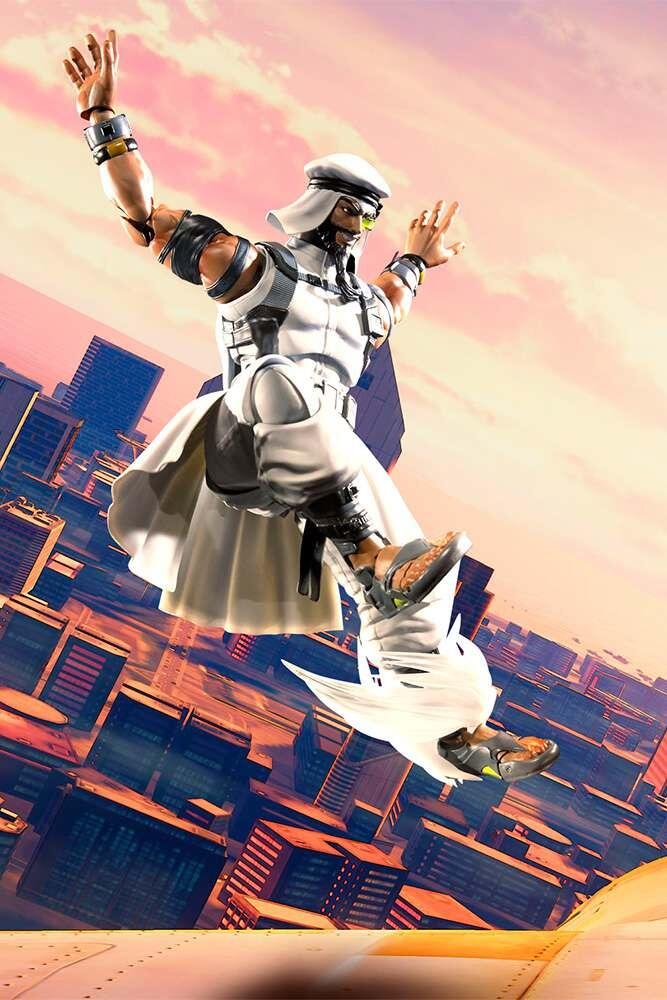 S.H. Figuarts Street Fighter Action Figure - Rashid (SF 5)